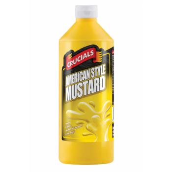 Crucials American Style Mustard 1 Litre Crucials American Style Mustard 1 Litre